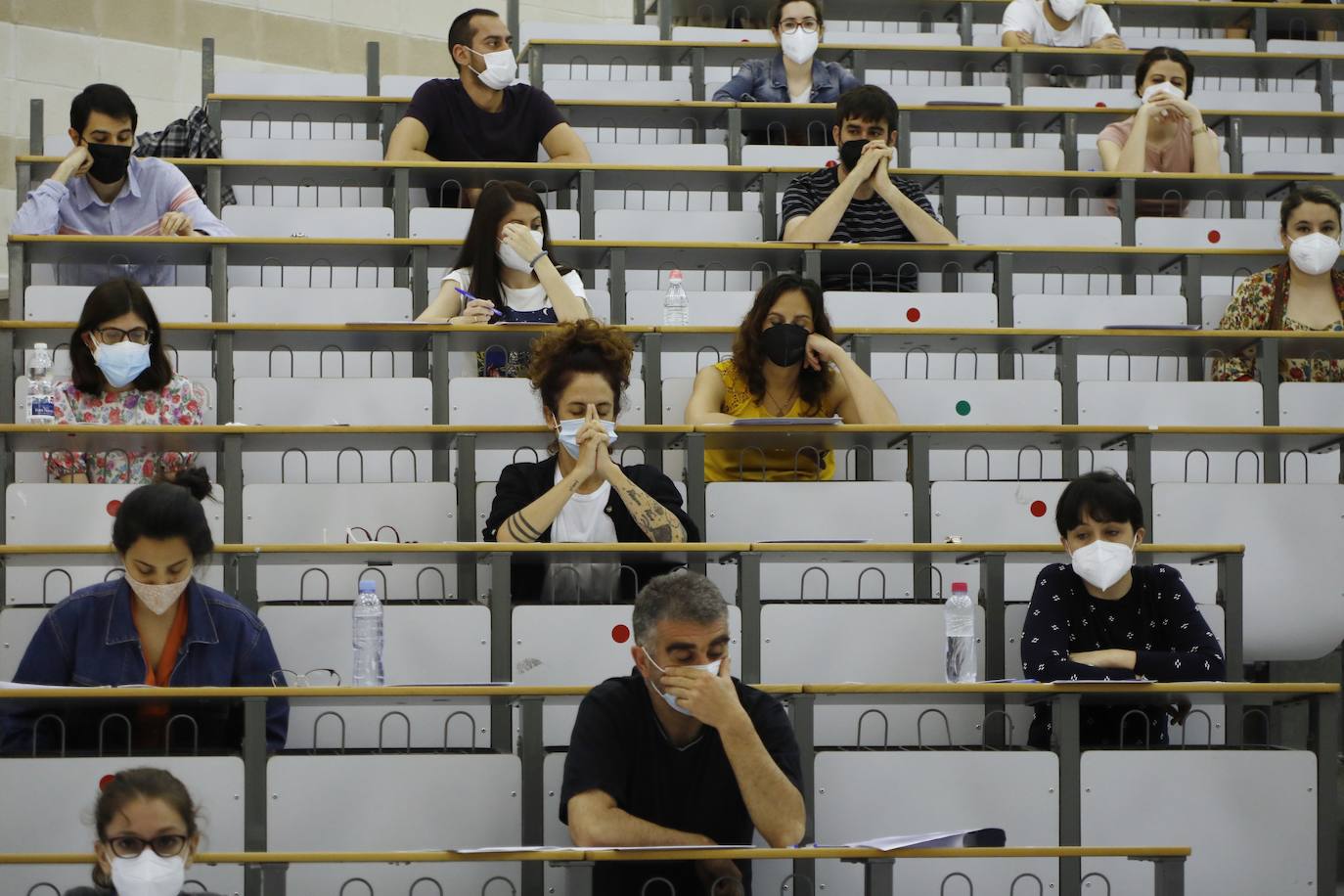 En imágenes, las oposiciones al cuerpo de profesores en Córdoba