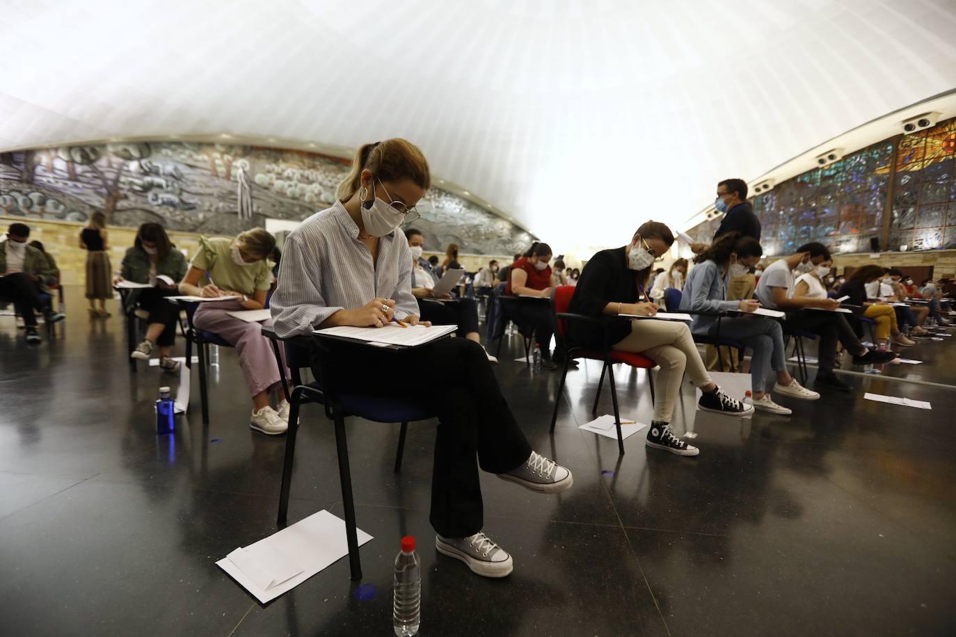 En imágenes, las oposiciones al cuerpo de profesores en Córdoba