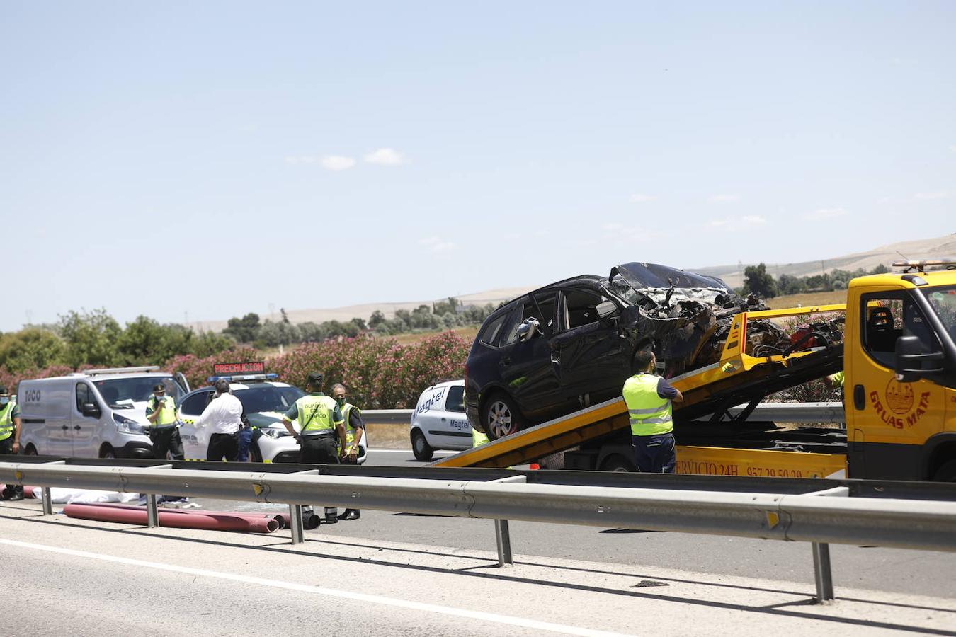 Accidente Córdoba | La zona del siniestro con tres muertos y dos heridos, en imágenes