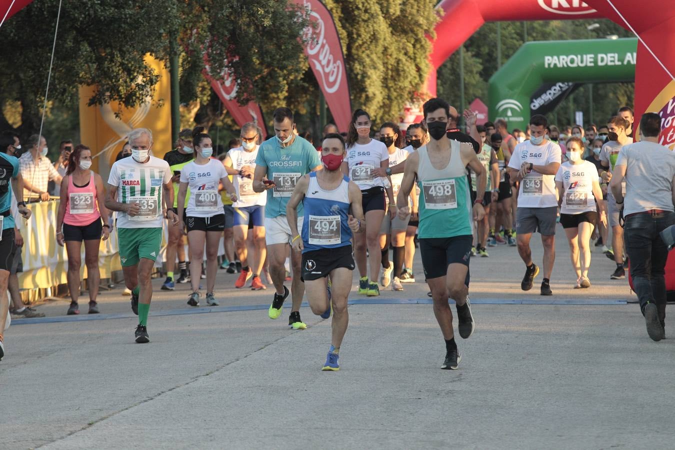 La carrera popular discurre íntegramente en el interior Parque del Alamillo.