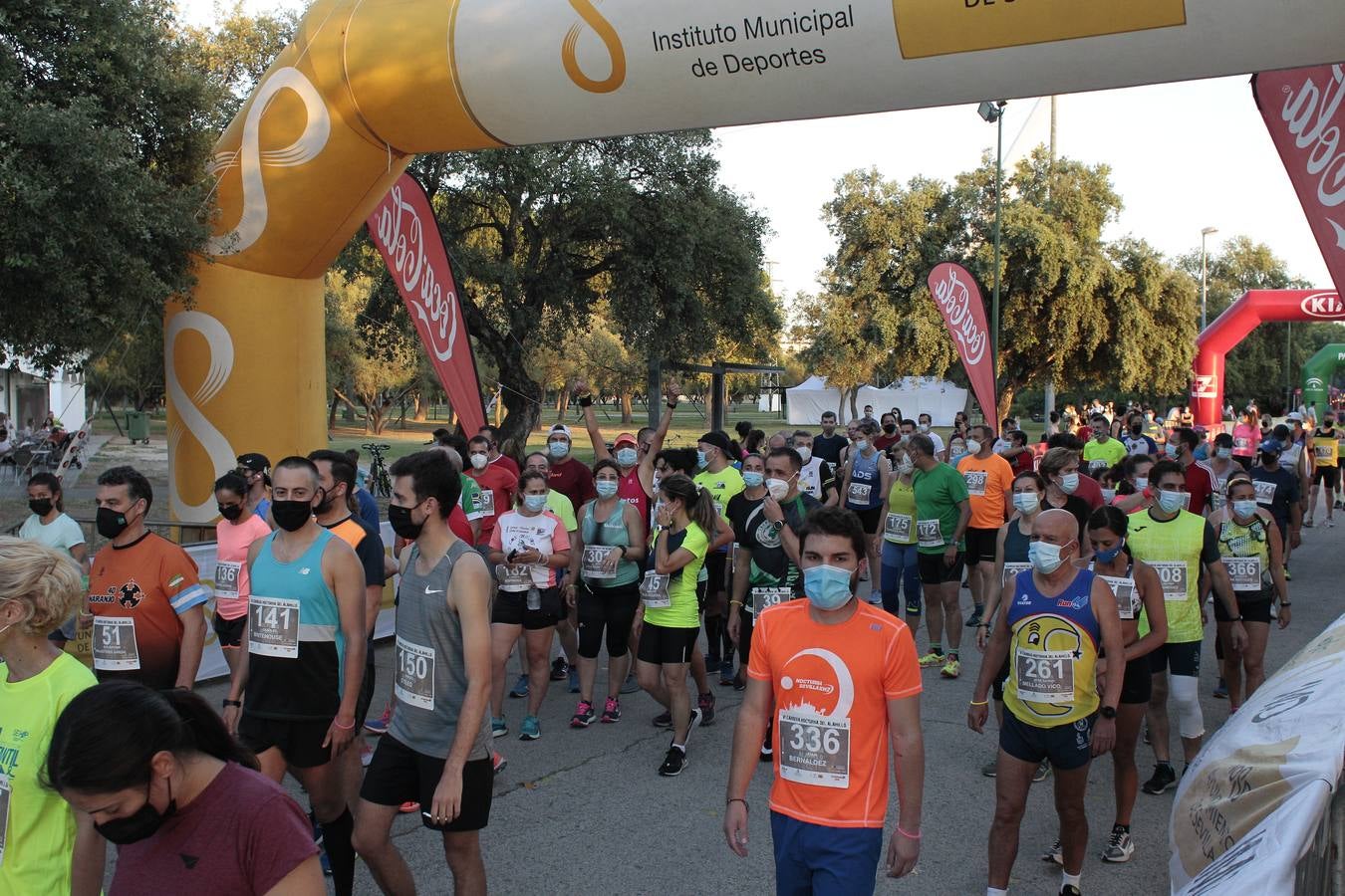 La carrera popular discurre íntegramente en el interior Parque del Alamillo.