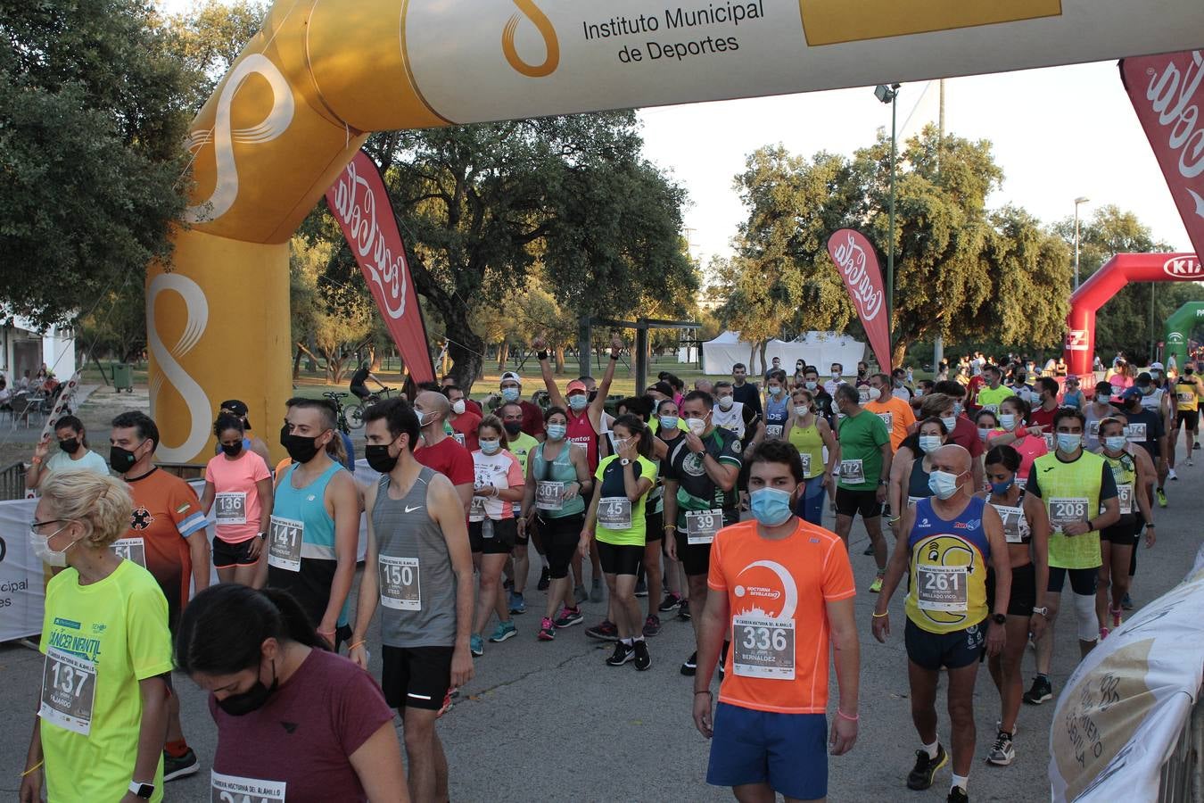 La carrera popular discurre íntegramente en el interior Parque del Alamillo.