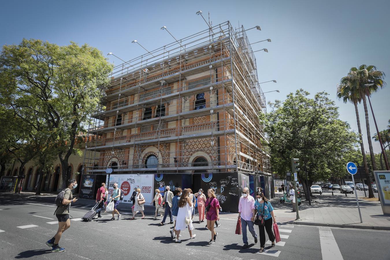 Las Imágenes De La Rehabilitada Estación De Plaza De Armas En Sevilla