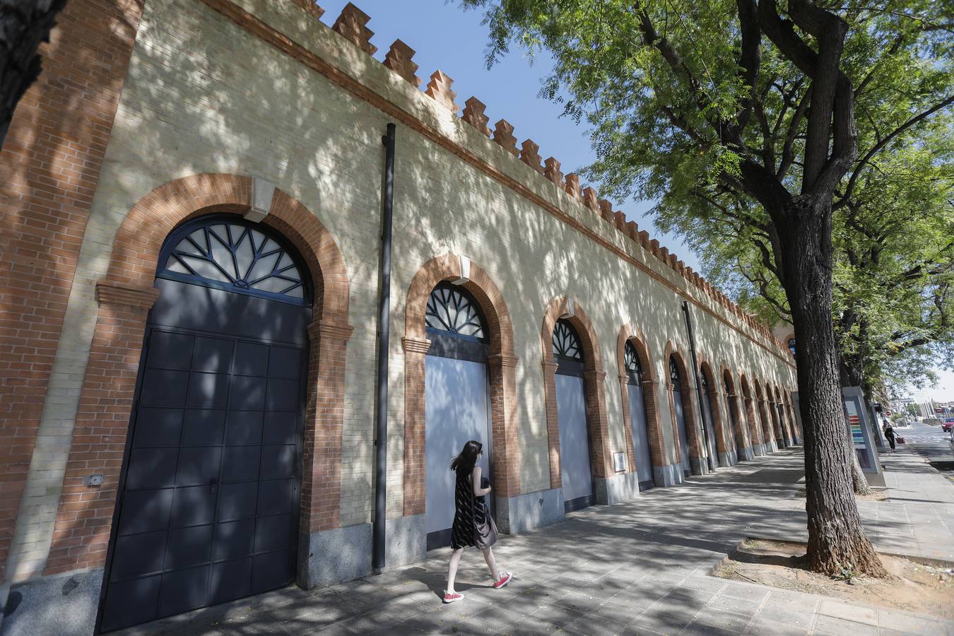 La fachada de la estación de Plaza de Armas ya luce su rehabilitación