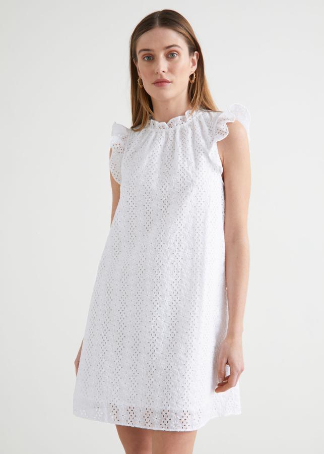 &amp; Other Stories - Vestidos blancos de rebajas. Pichi con volantes, de &amp; Other Stories. Precio: 32€