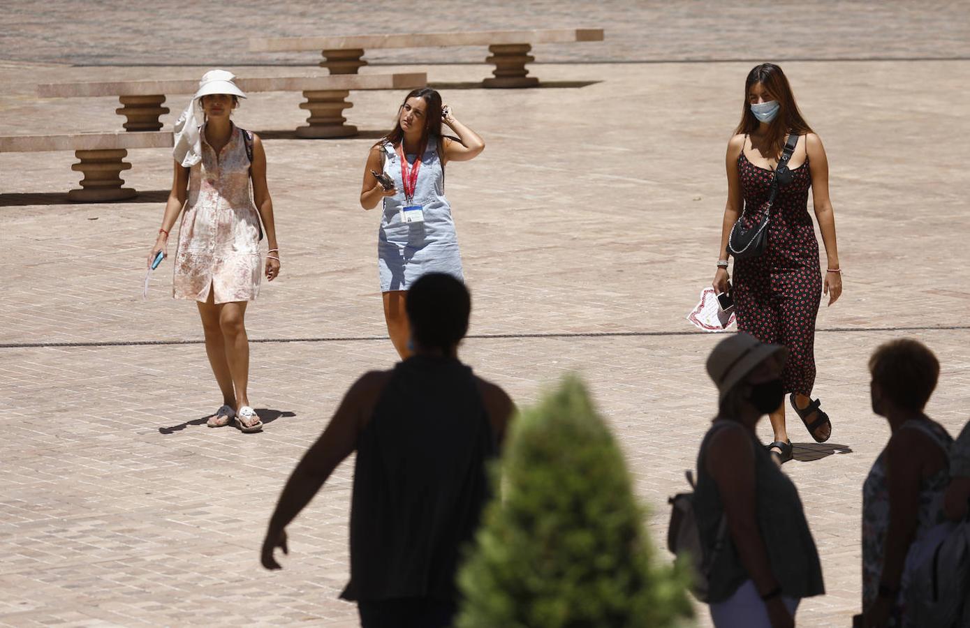 El calor de julio en Córdoba, en imágenes