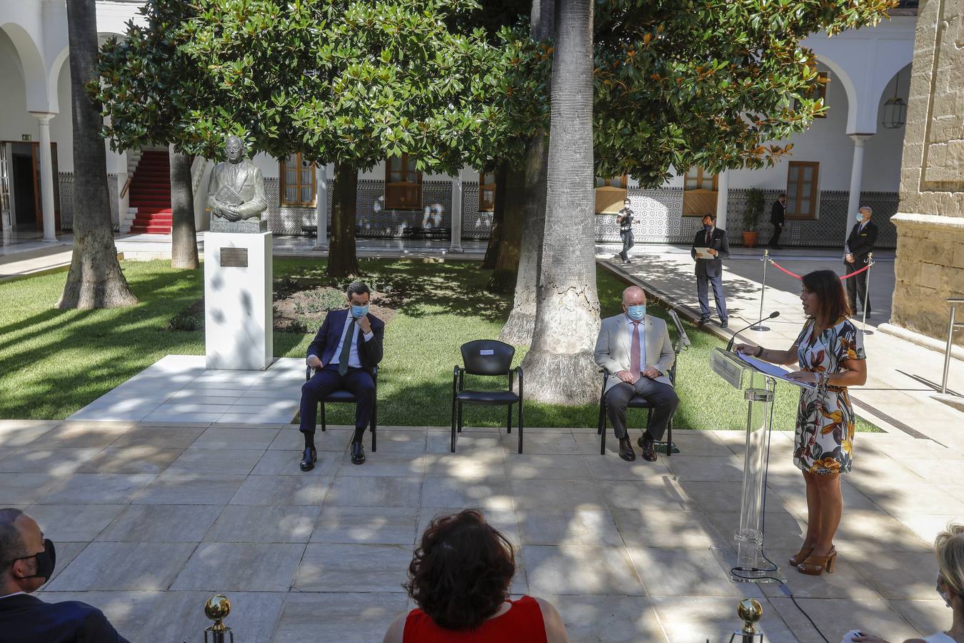 Acto de homenaje a Blas Infante en el Parlamento de Andalucía