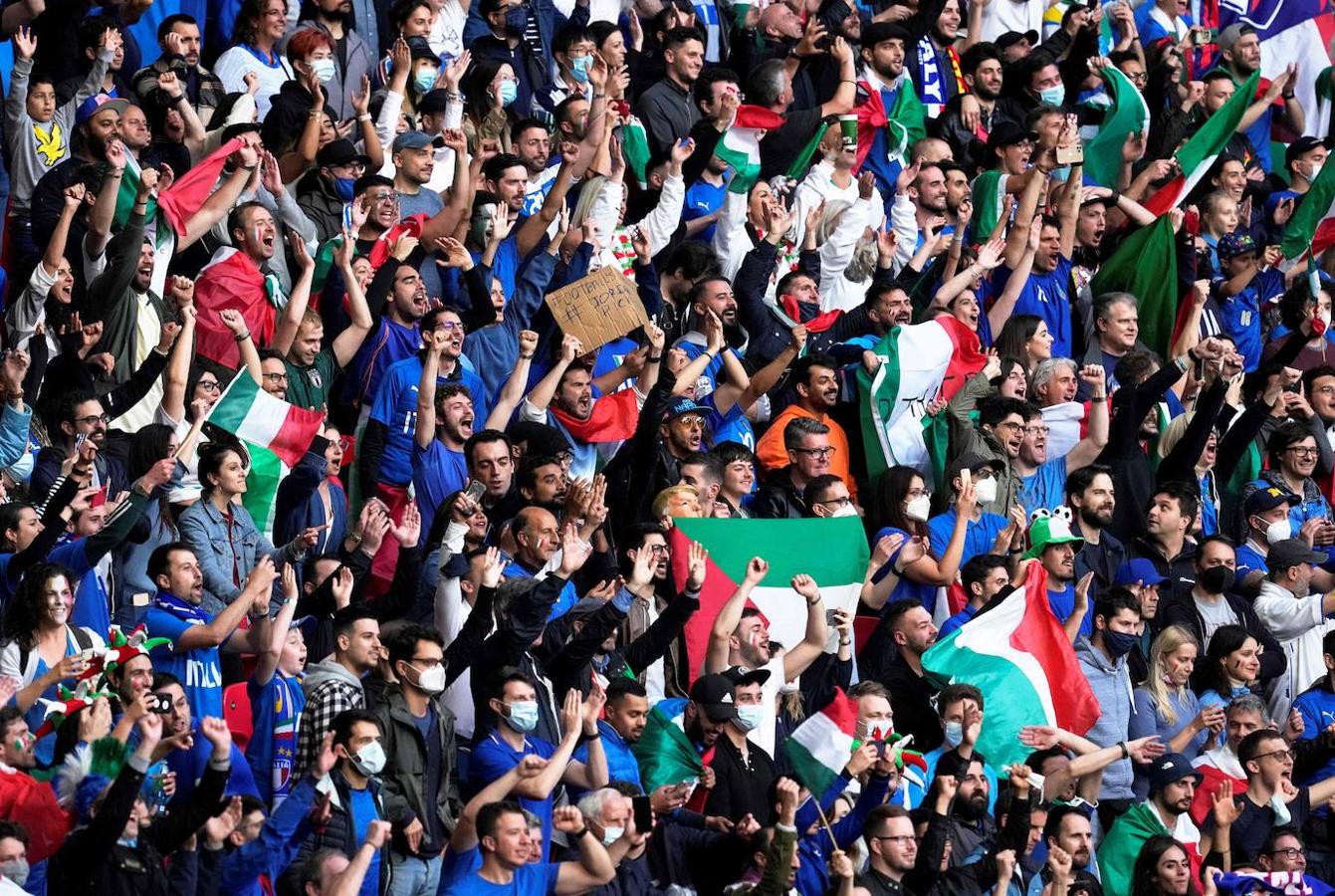 Wembley vibra con el Italia - España más atípico de la historia