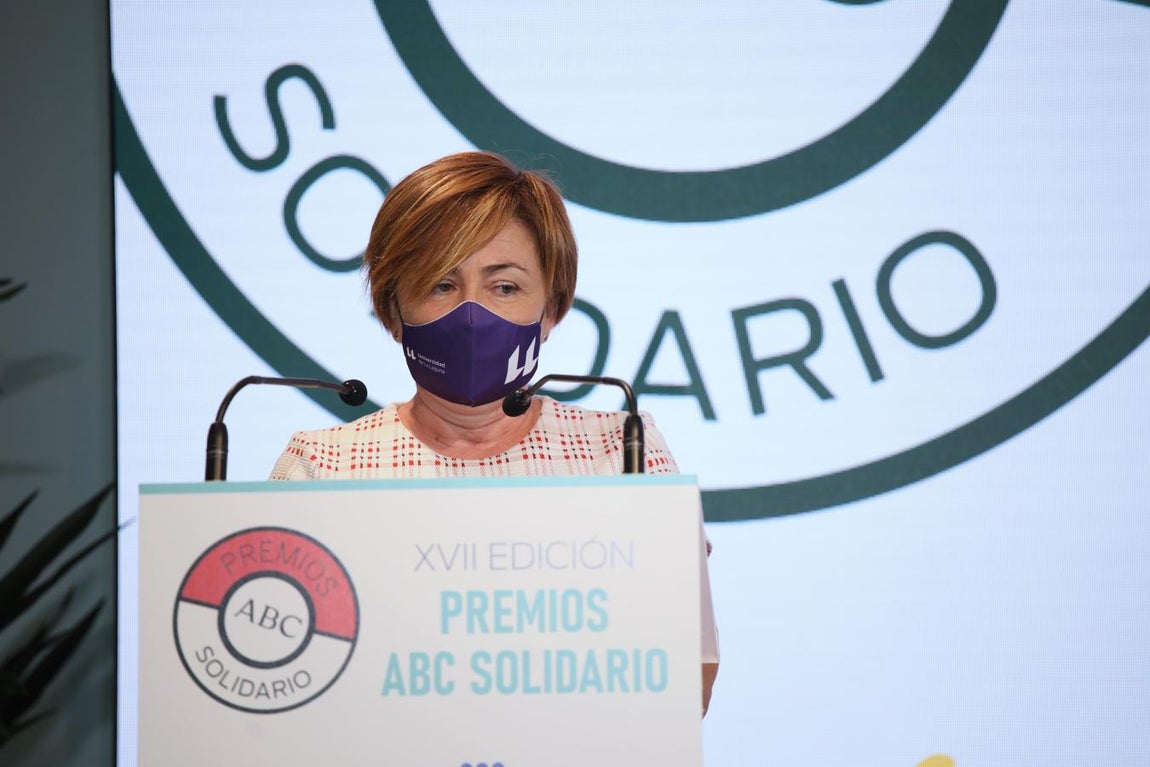 Rosa Aguilar, rectora Magnífica de la Universidad de La Laguna. 