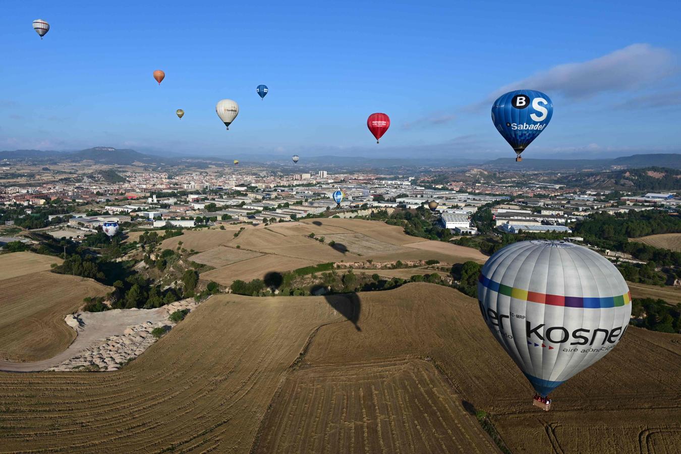 Desde 1997 en Igualada. La concentración internacional de globos aerostáticos European Balloon Festival se celebró por primera vez el 1997 en Igualada, a 60 km de Barcelona