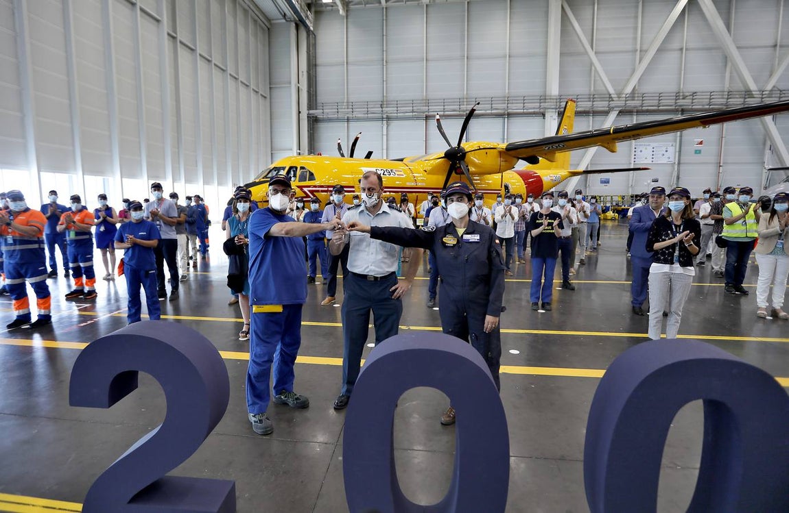En imágenes, Airbus entrega su avión 200 del modelo C295
