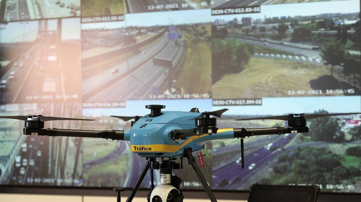 Los drones que vigilarán el tráfico en Andalucía