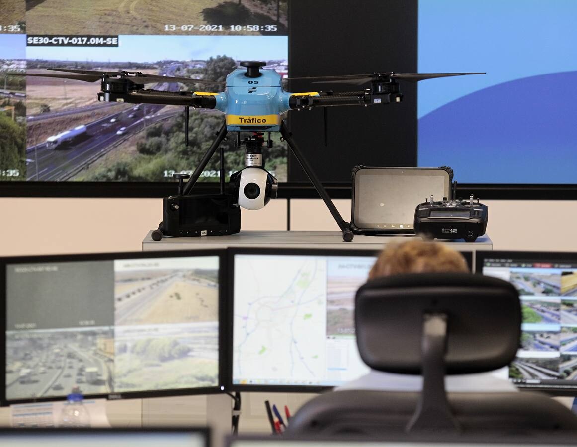 Los drones que vigilarán el tráfico en Andalucía