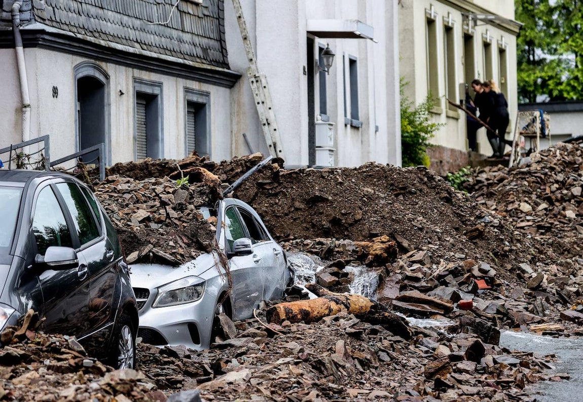 En imágenes: los destrozos causados por las inundaciones en Alemania