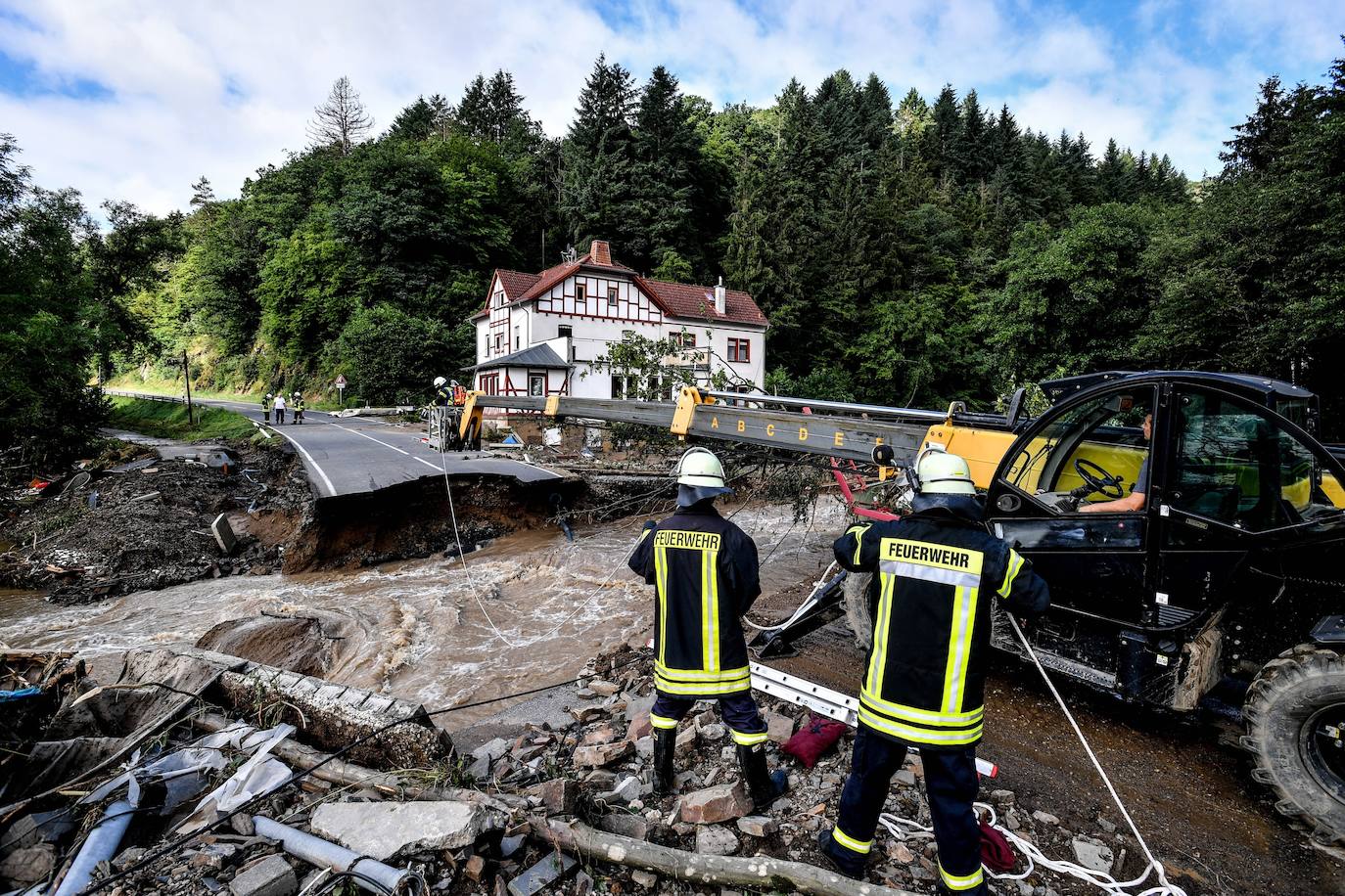 En imágenes: los destrozos causados por las inundaciones en Alemania