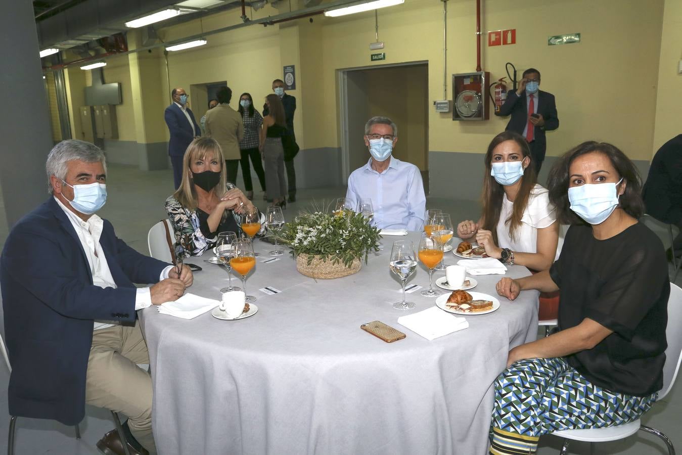 José Luis Salcedo, Mercedes Mengíbar, Andrés Fuentes, Alejandra Borrell  y Rocío Gutiérrez