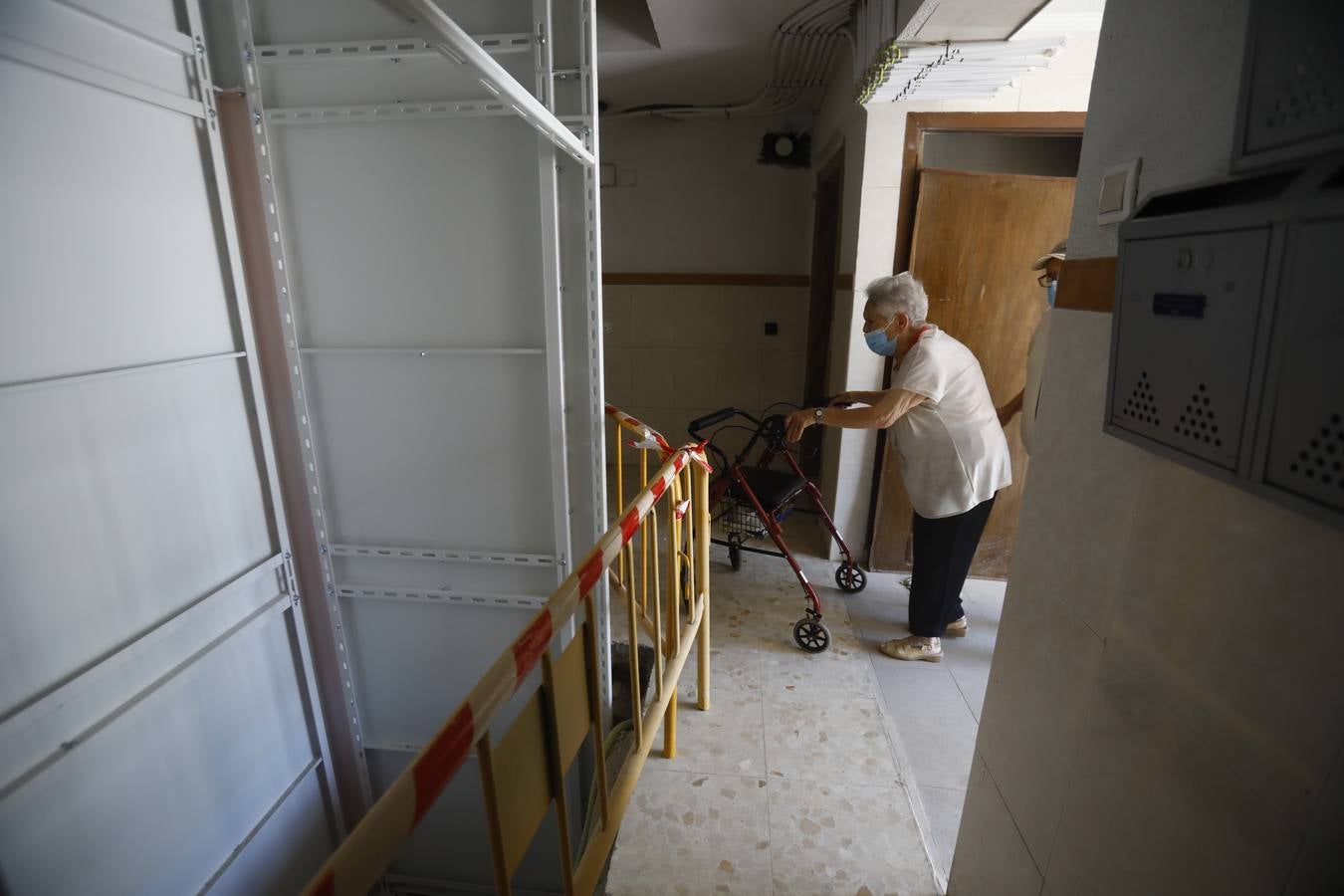 El estado del Santuario en Córdoba antes de recibir los ascensores, en imágenes