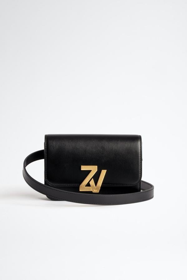 Zadig &amp; Voltaire. Riñonera Initiale en color negro (precio: 236€/ antes 295€)