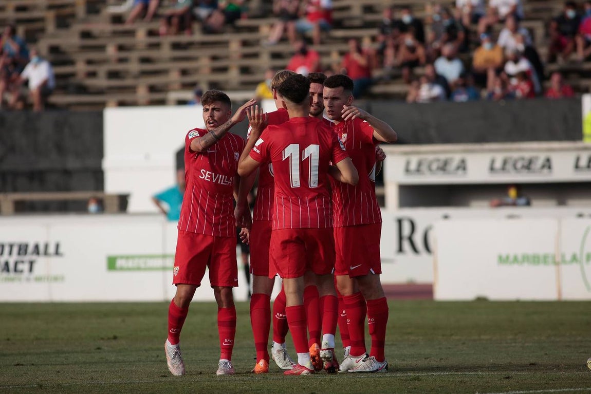 Victoria del Sevilla FC ante Las Palmas (1-0)