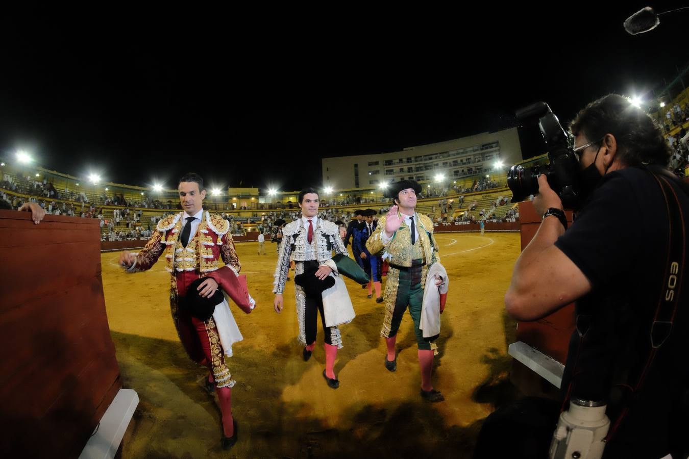 Morante de la Puebla, Manzanares y Pablo Aguado han regresado a la plaza de toros de Jerez de la Frontera después de dos años por la aplazada Feria del Caballo de 2021