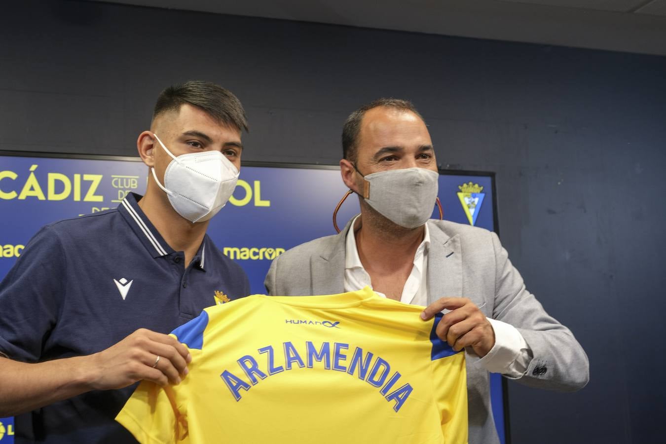 Cádiz C.F.: Presentación de Arzamendia