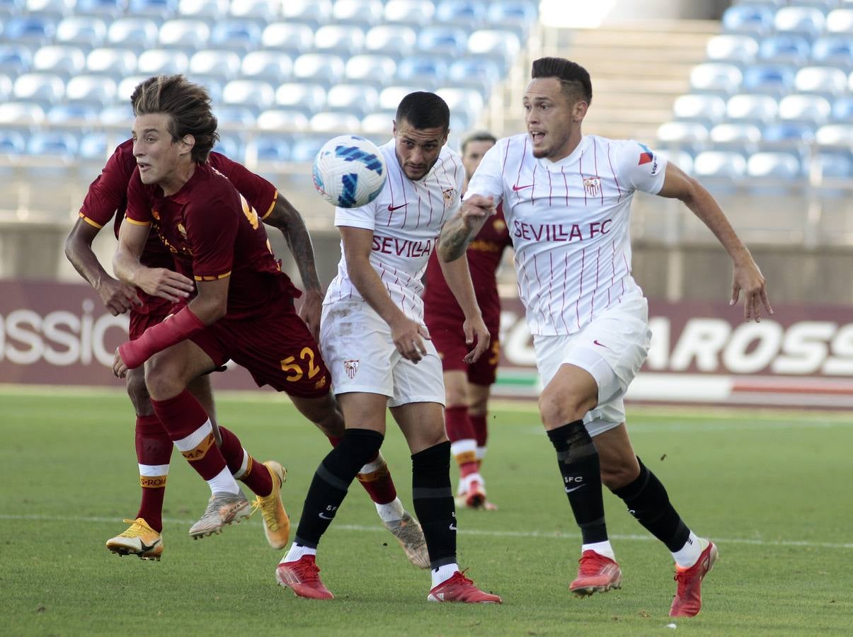 El partido del Sevilla FC - AS Roma, en imágenes