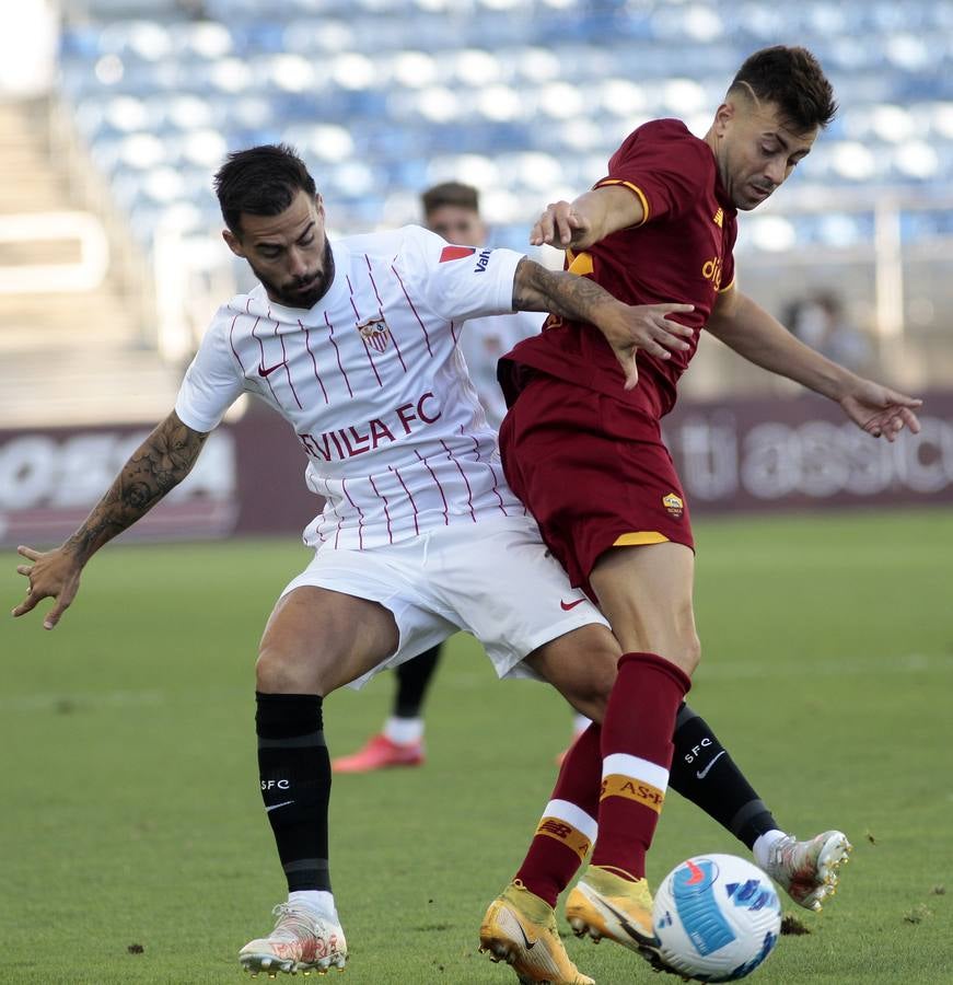 El partido del Sevilla FC - AS Roma, en imágenes