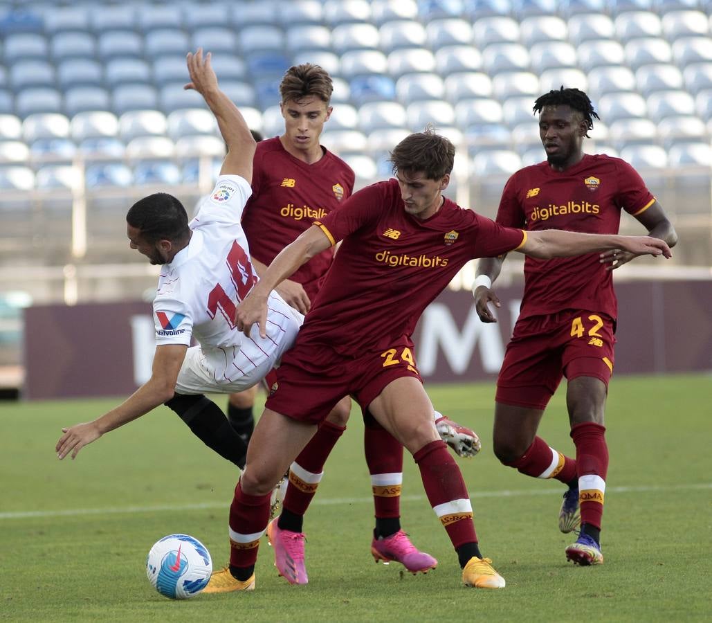 El partido del Sevilla FC - AS Roma, en imágenes