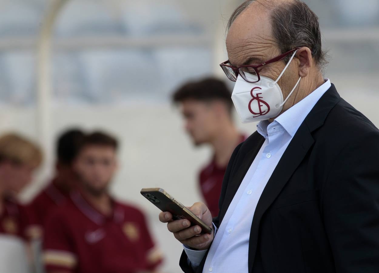 El partido del Sevilla FC - AS Roma, en imágenes