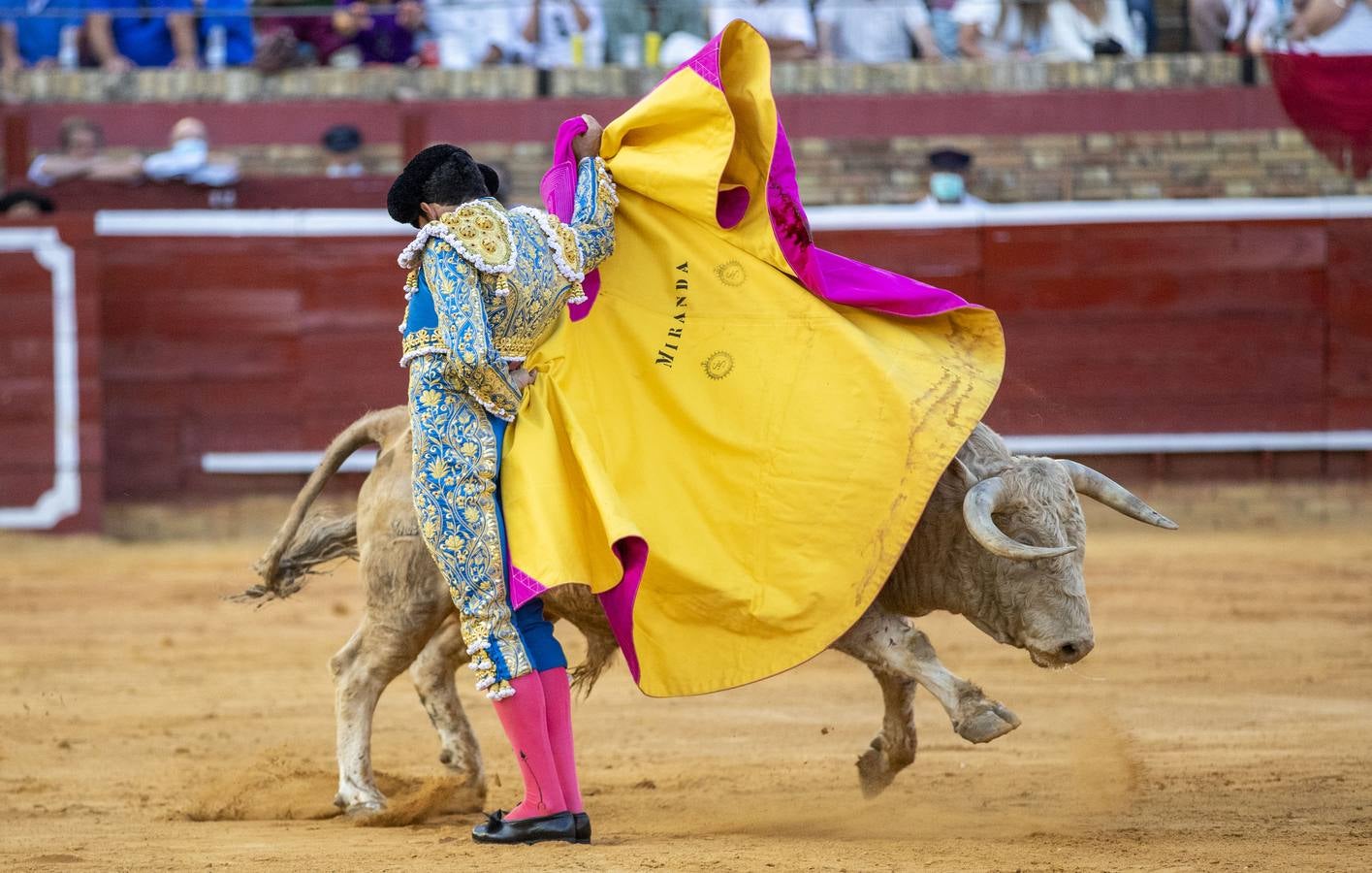 Los astados de esta última corrida llevaban el hierro y la divisa de Juan Pedro Domecq