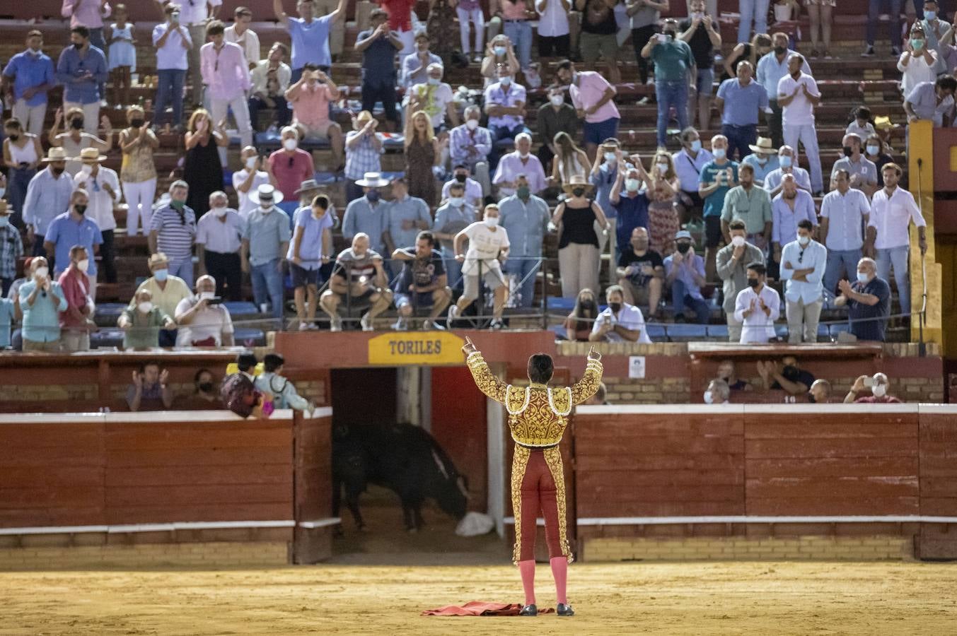 Los astados de esta última corrida llevaban el hierro y la divisa de Juan Pedro Domecq