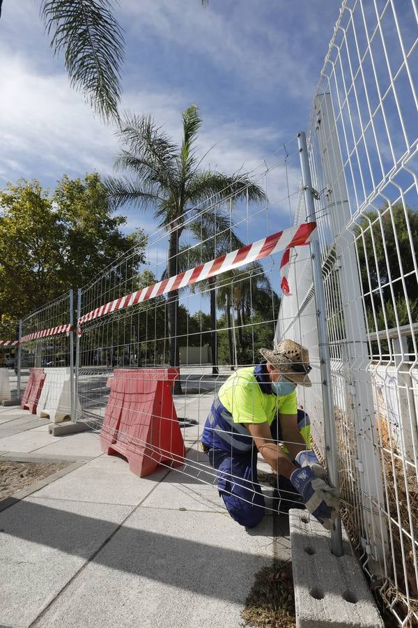 En imágenes, arrancan las obras en la calle Torneo