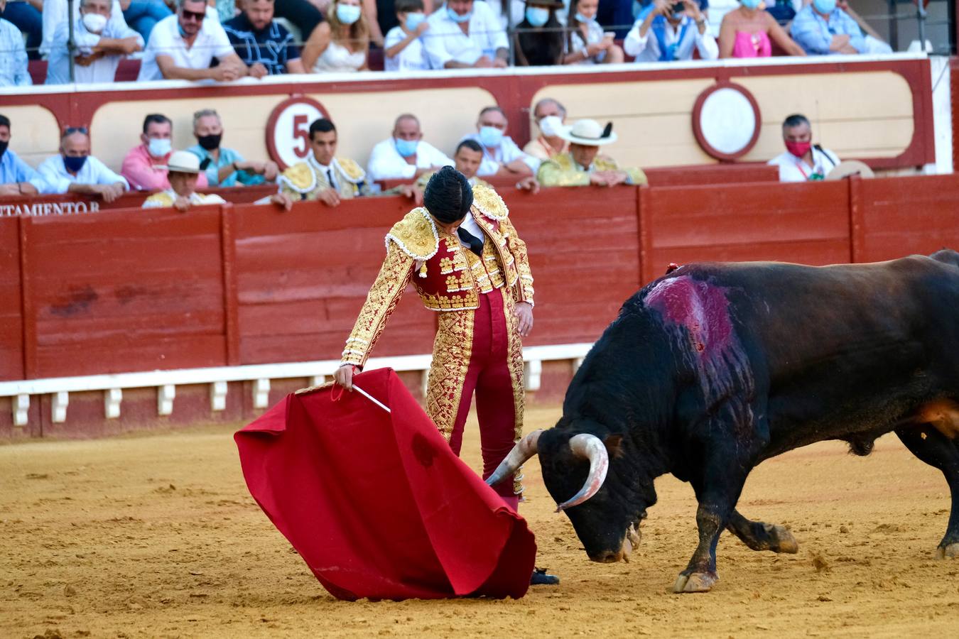 Pablo Aguado y José  María Manzanares,  en el mano a mano de El Puerto de Santa María