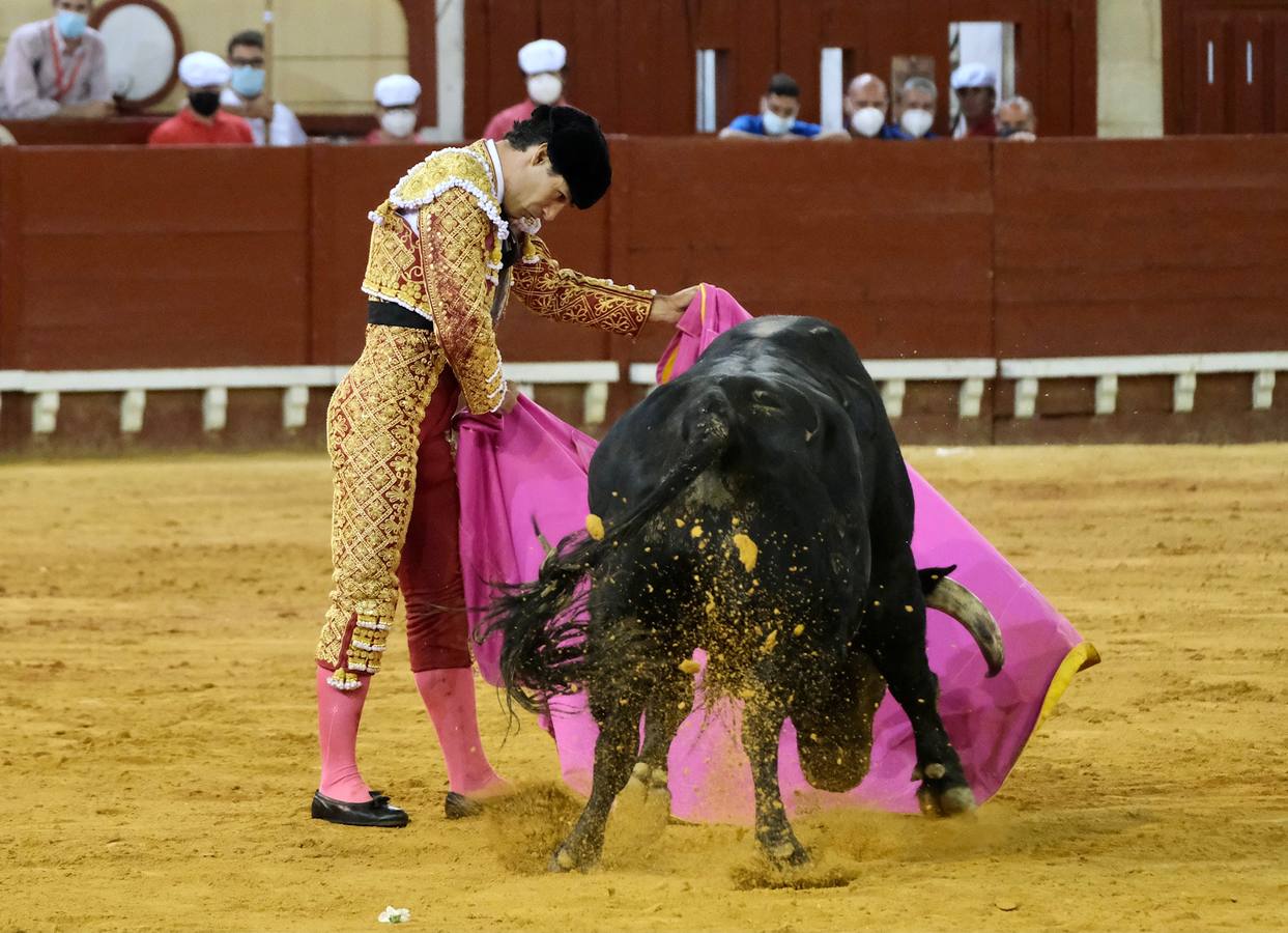 Pablo Aguado y José  María Manzanares,  en el mano a mano de El Puerto de Santa María