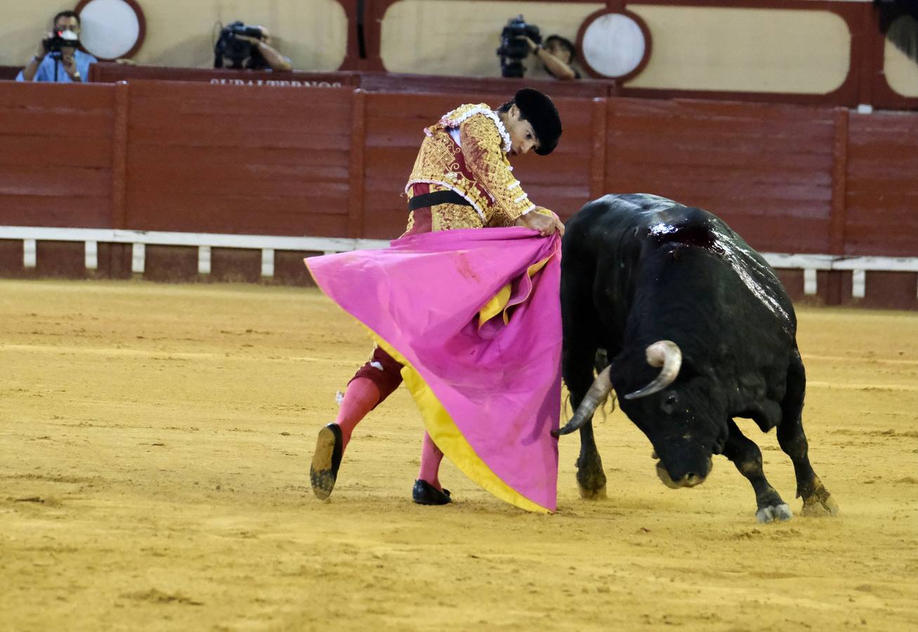 Pablo Aguado y José  María Manzanares,  en el mano a mano de El Puerto de Santa María