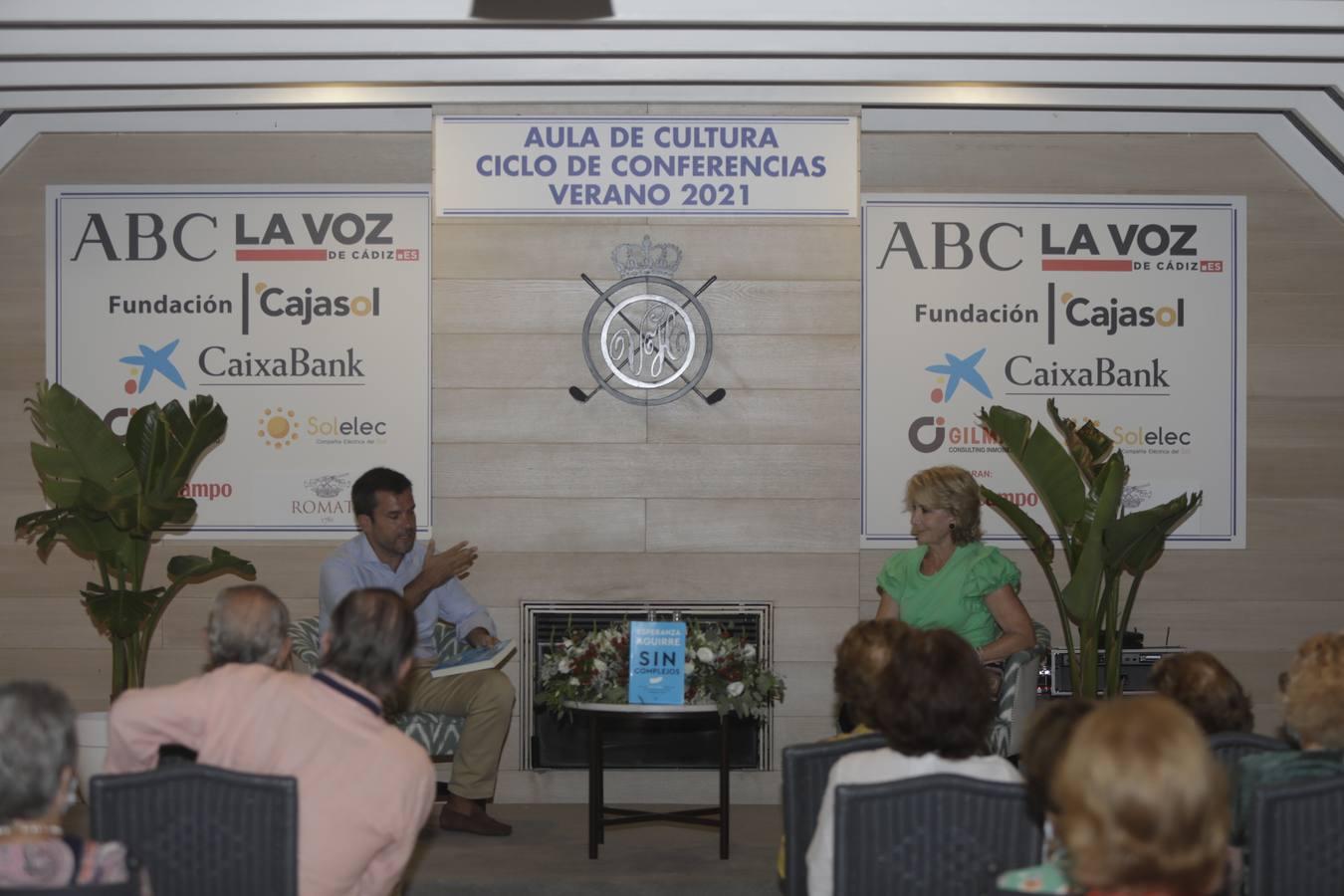 FOTOS: Esperanza Aguirre en el Aula de Cultura de El Buzo, en El Puerto