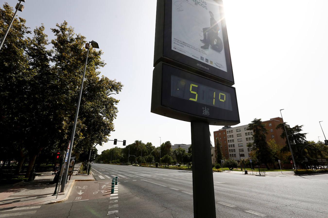 La ola de calor 'rompe' los termómetros. 