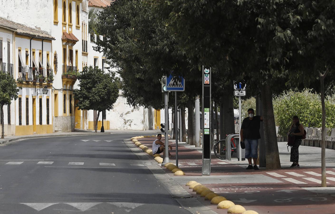 En imágenes, Córdoba desierta en plena ola de calor