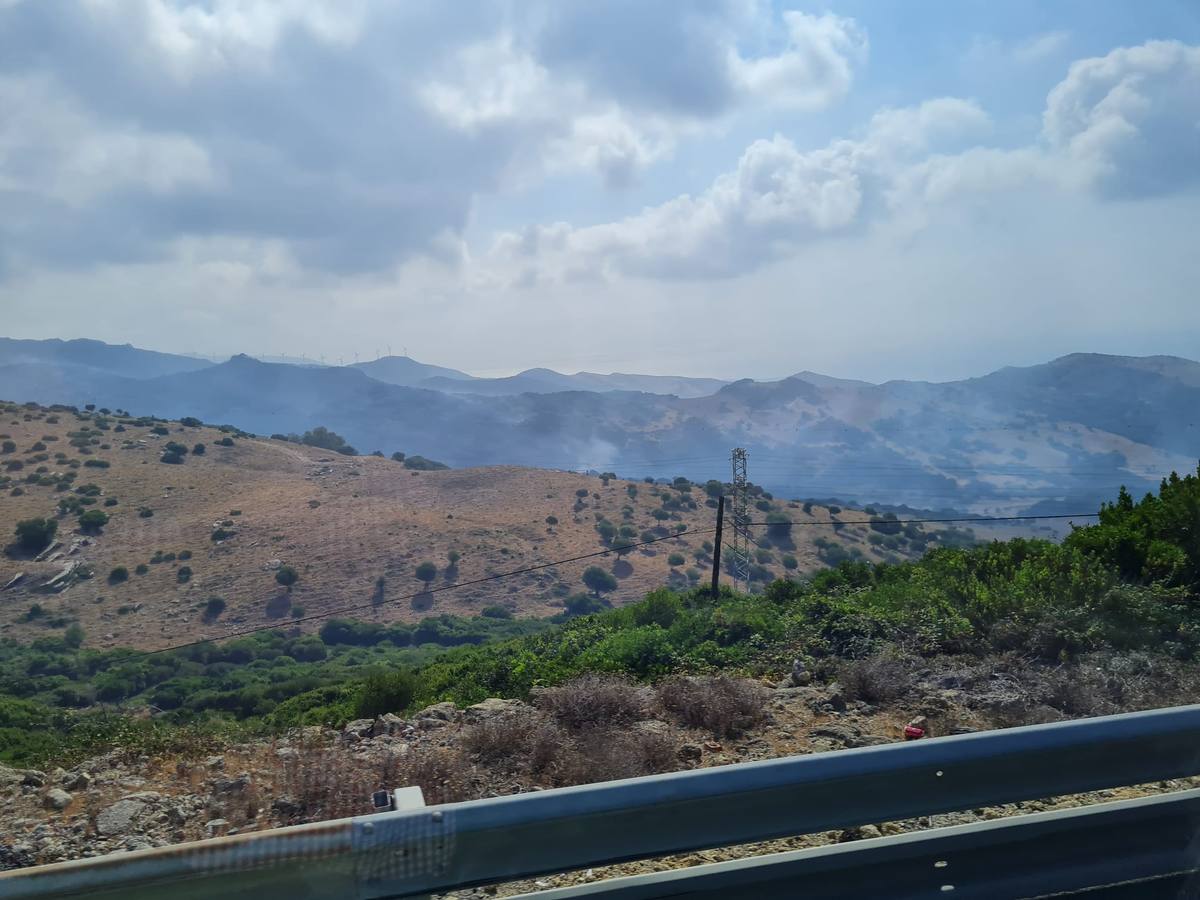 Fotos: El incendio de Tarifa se reactiva a causa del viento