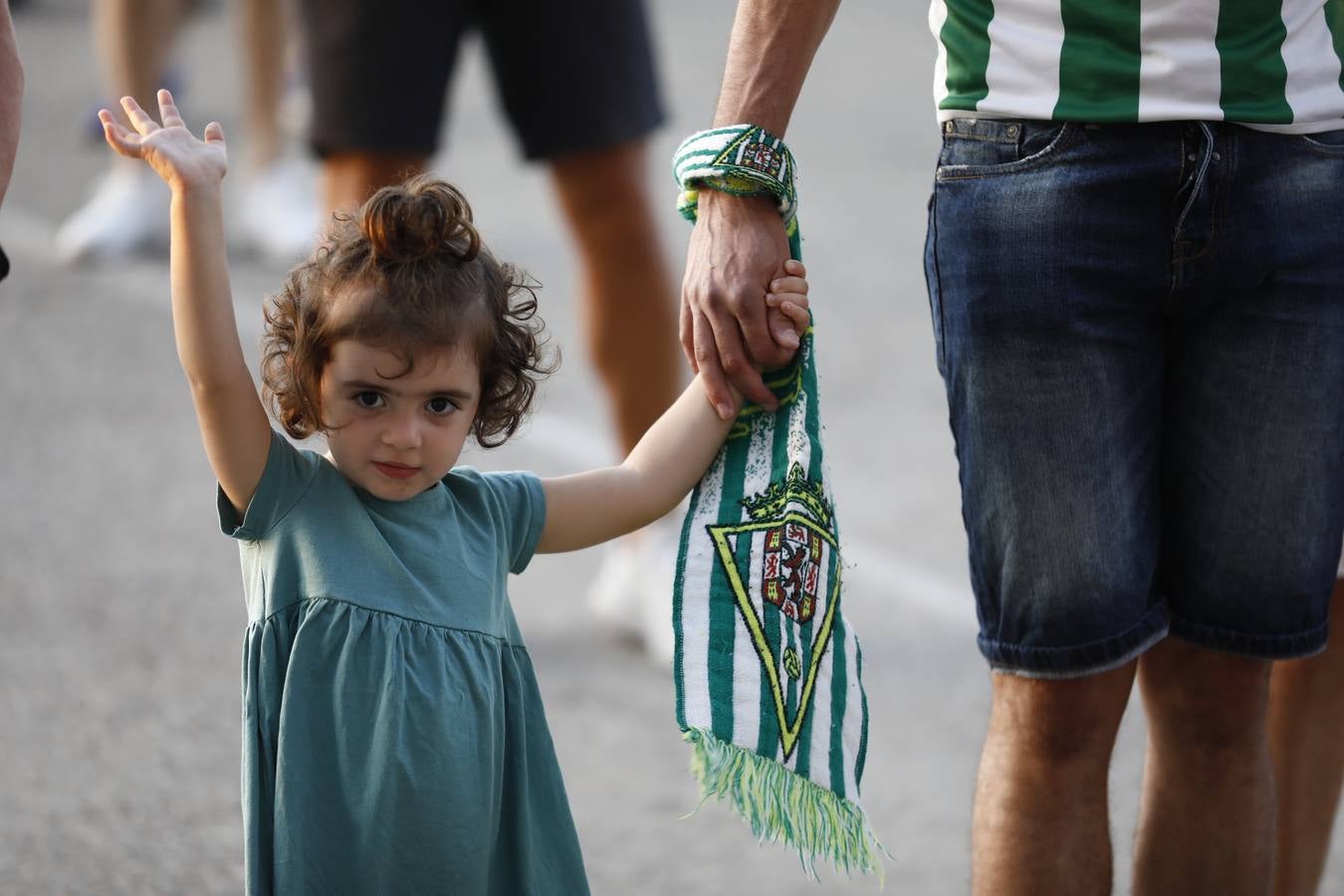 El ambiente previo al partido entre el Córdoba y el Extremadura, en imágenes