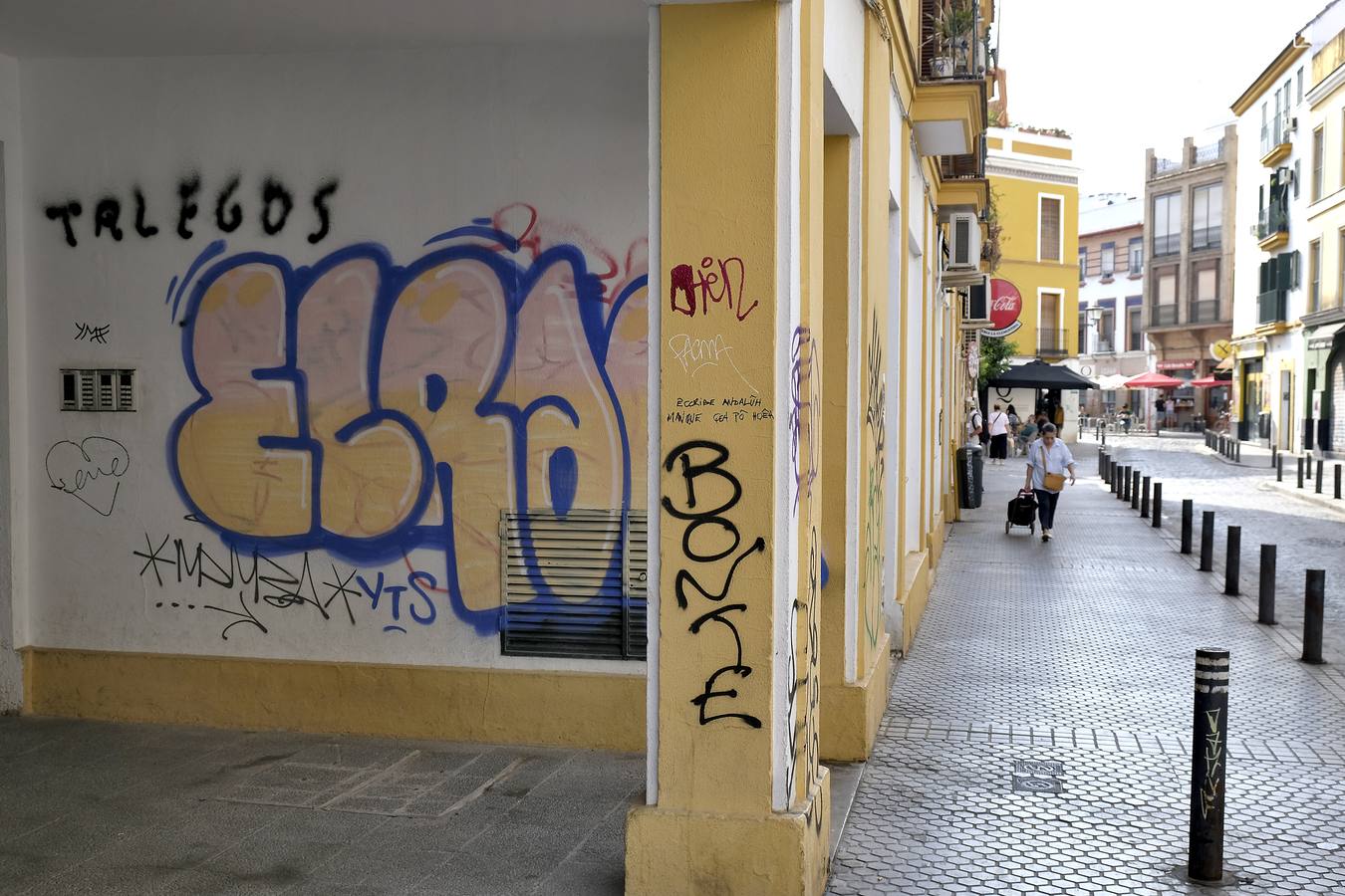 Grafitis en las calles del Centro