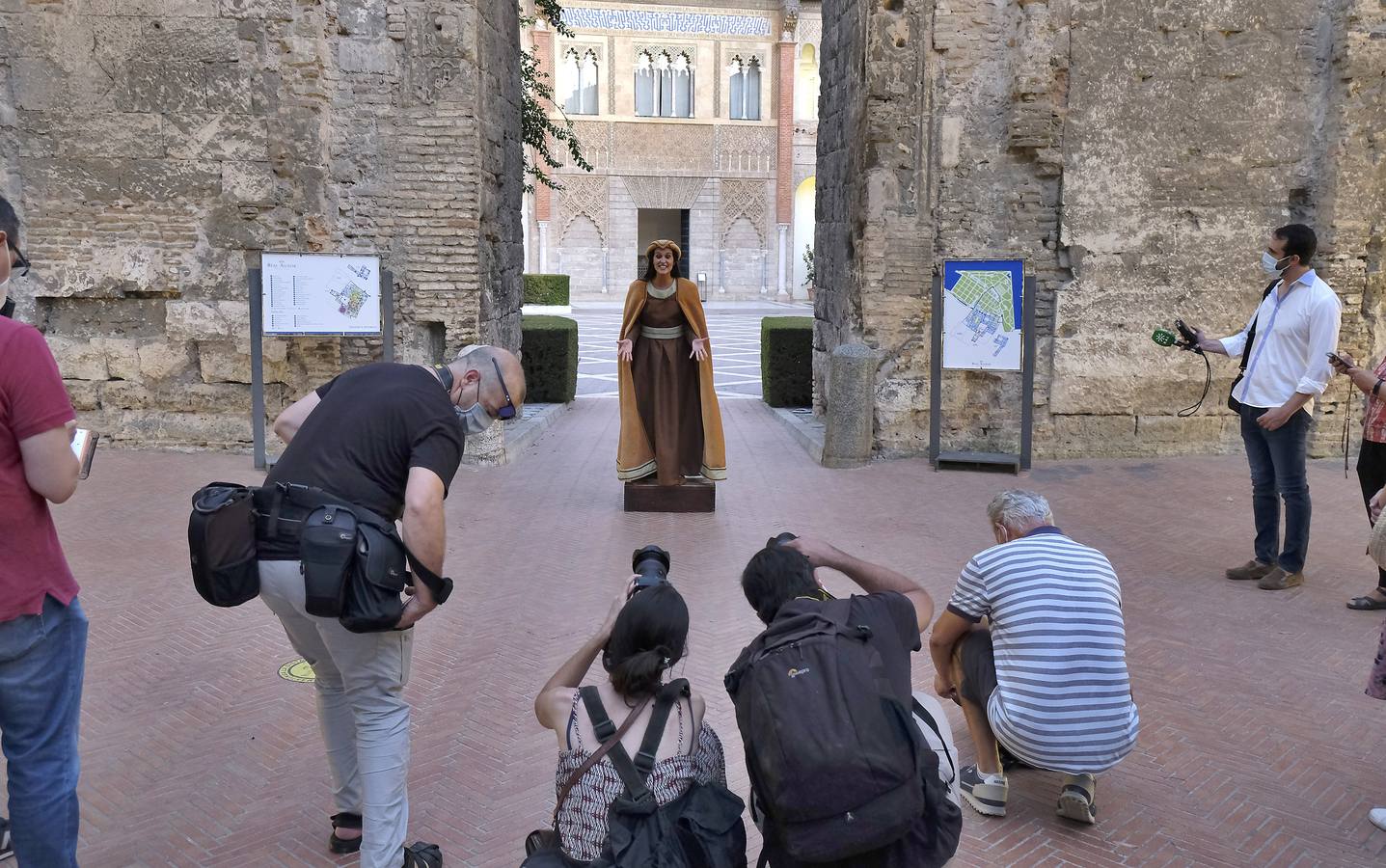 La figura de Alfonso el Sabio, a escena en el Alcázar