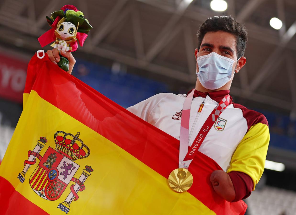 La medalla de oro del ciclista de Córdoba Alfonso Cabello, en imágenes