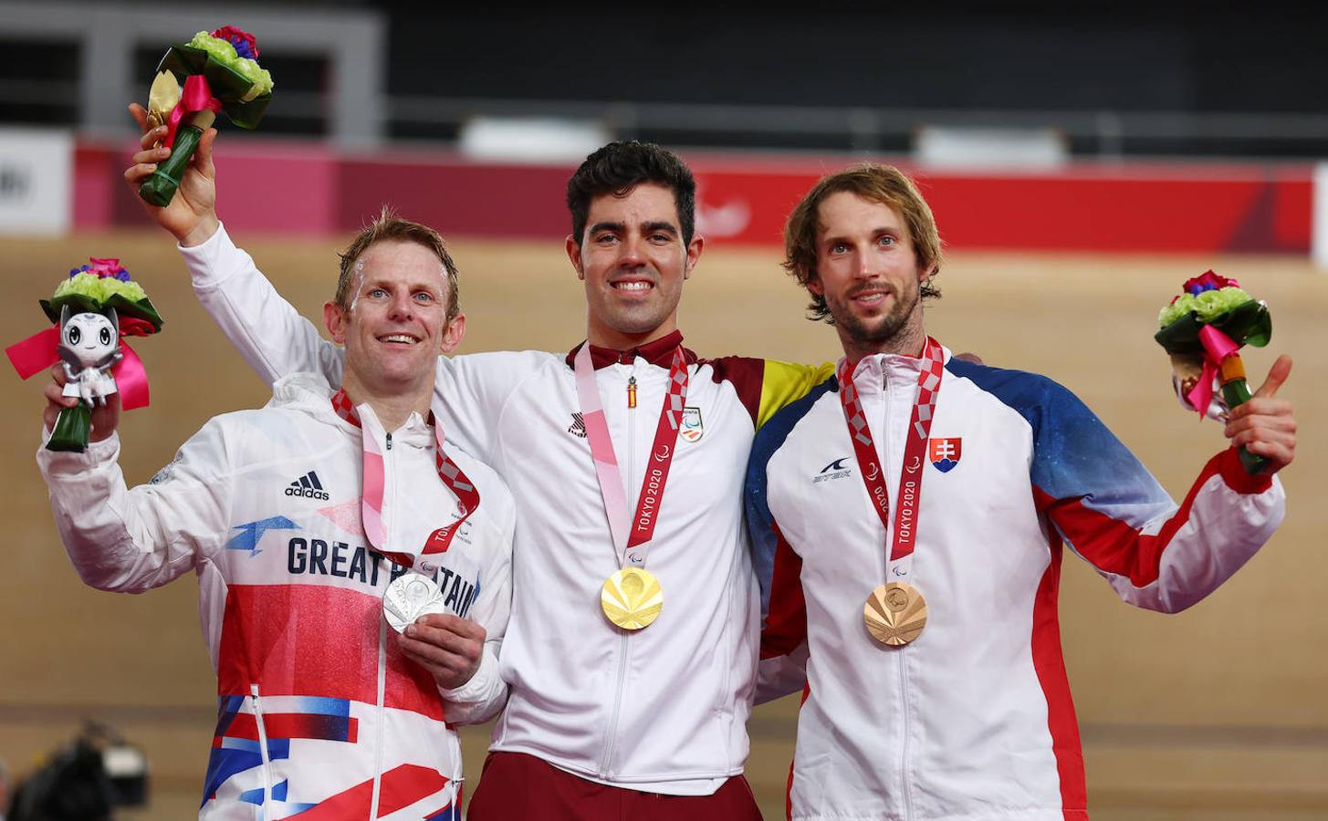 La medalla de oro del ciclista de Córdoba Alfonso Cabello, en imágenes