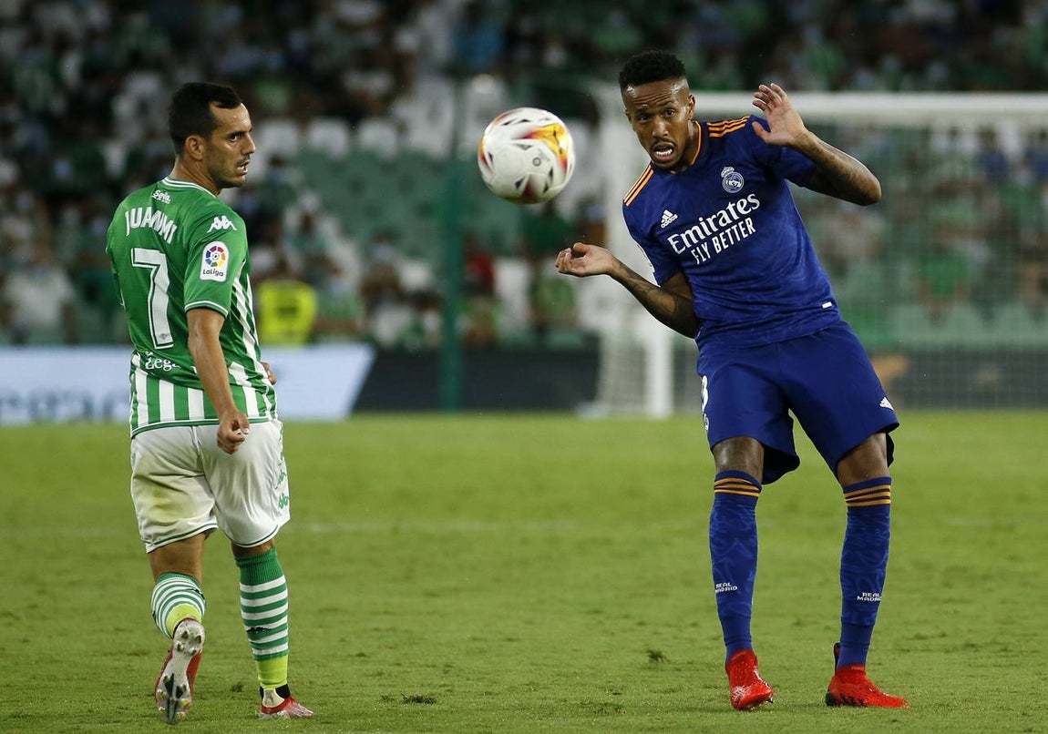 Partido entre el Real Betis y el Real Madrid disputado en el Benito Villamarín