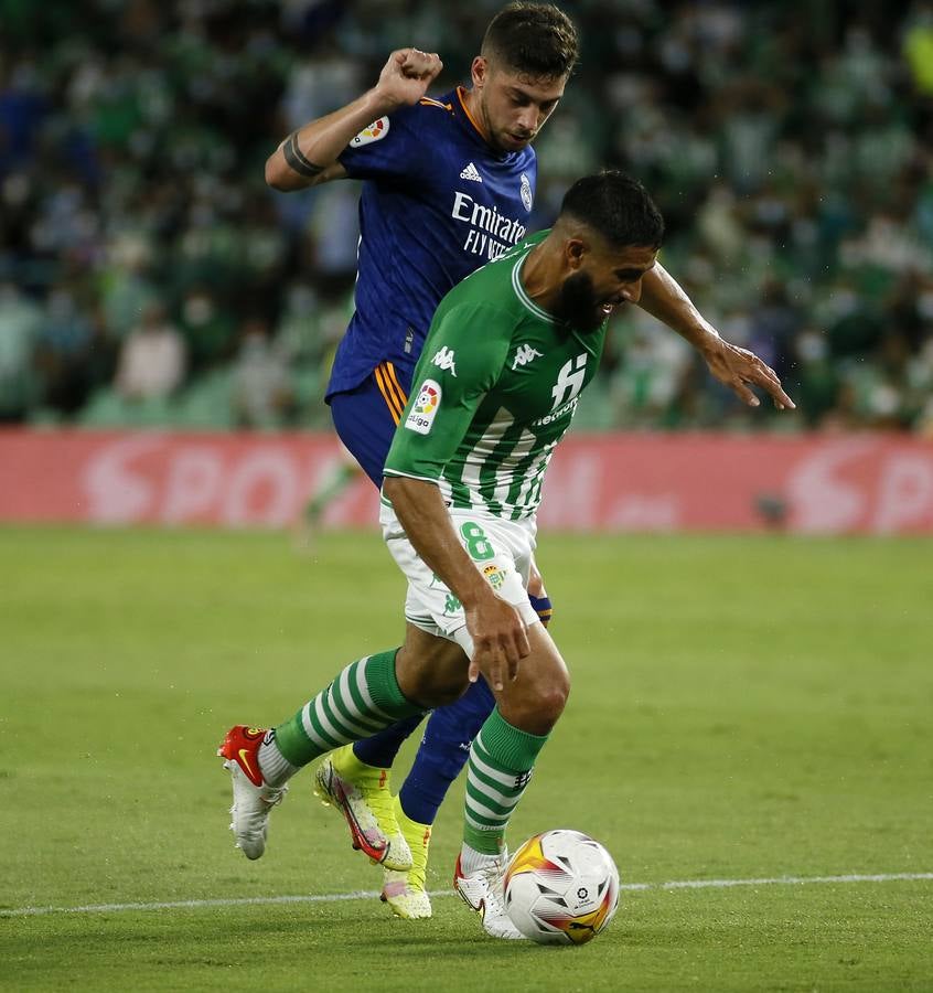 Partido entre el Real Betis y el Real Madrid disputado en el Benito Villamarín