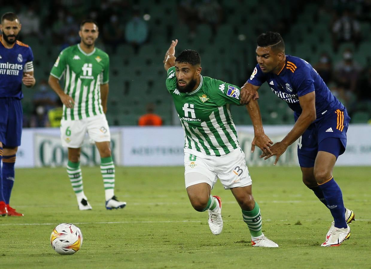 Partido entre el Real Betis y el Real Madrid disputado en el Benito Villamarín