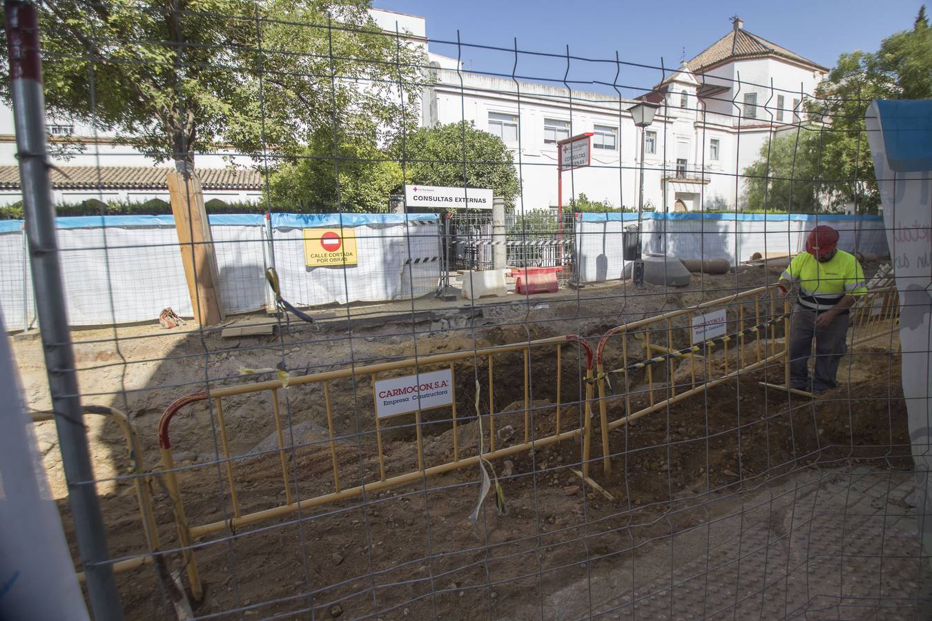 Obras en la avenida de la Cruz Roja y Torneo que se encontrarán los sevillanos a la vuelta de las vacaciones