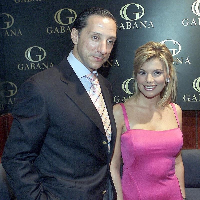 Terelu y su ex marido Alejandro Rubio en 2002