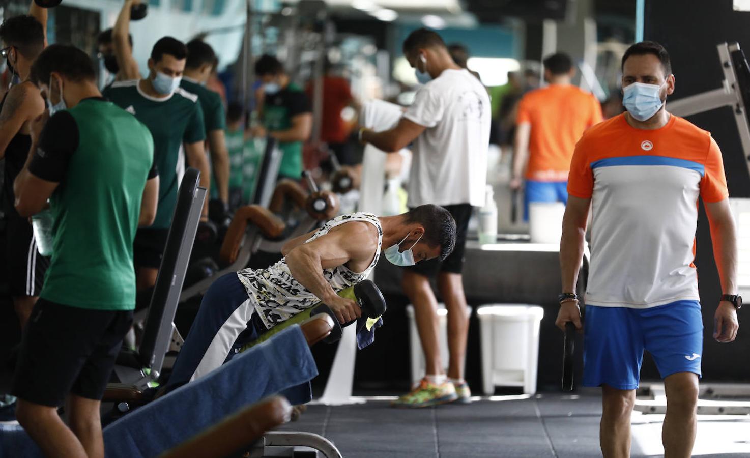 La vuelta a los gimnasios de Córdoba, en imágenes